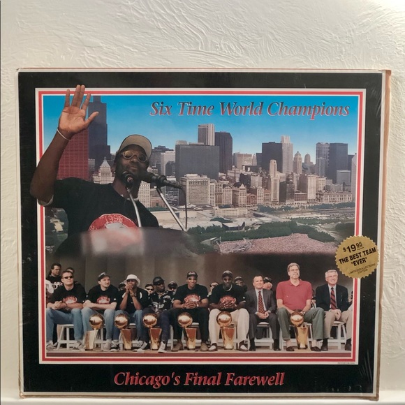 Chicago Bulls Champions Final Farewell Print. - Picture 2 of 2